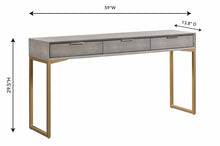 Load image into Gallery viewer, Pesce Shagreen Console