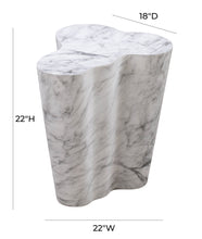 Load image into Gallery viewer, Slab Marble Tall Side Table