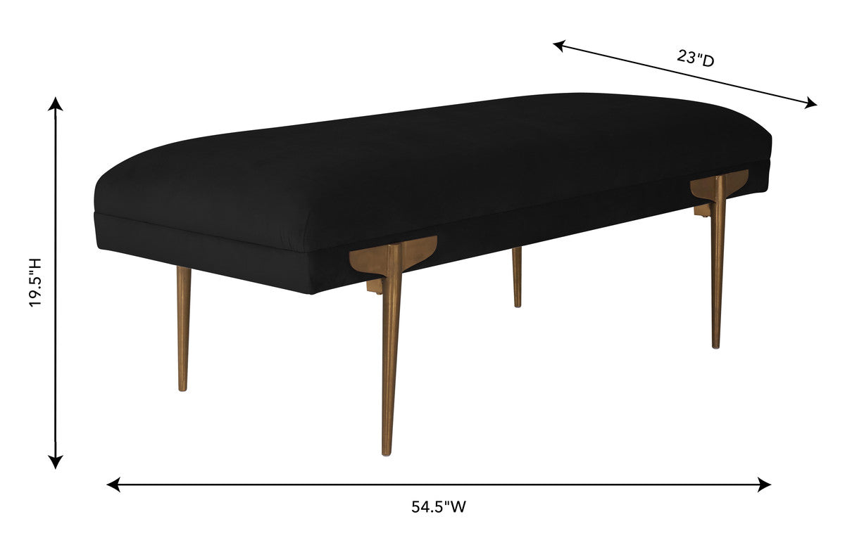 Brno Velvet Bench