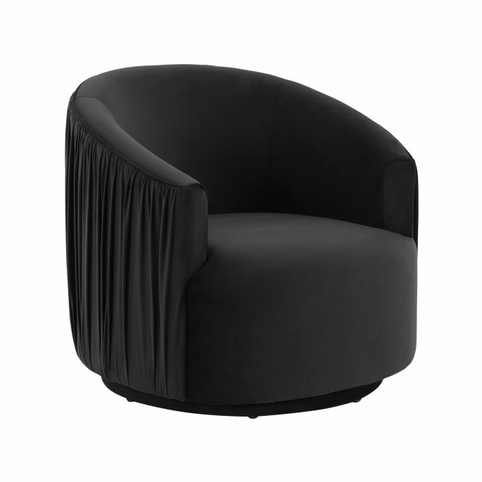 London Pleated Swivel Chair