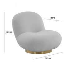 Load image into Gallery viewer, Emily Velvet Swivel Chair