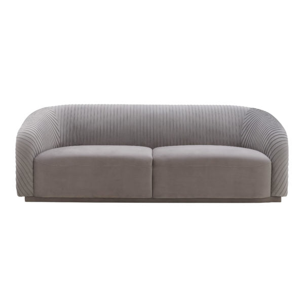 Yara Pleated Velvet Sofa