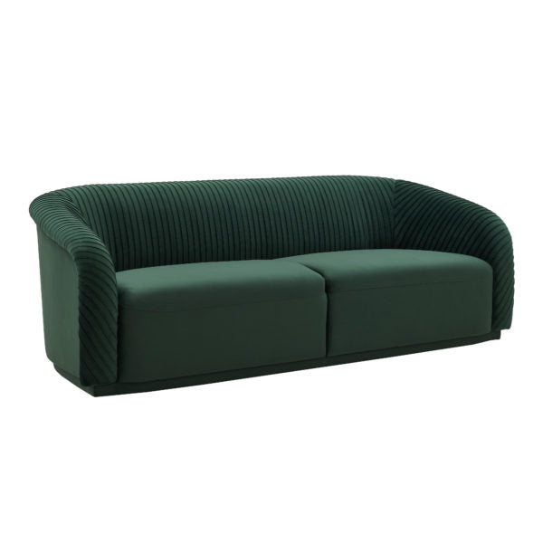 Yara Pleated Velvet Sofa