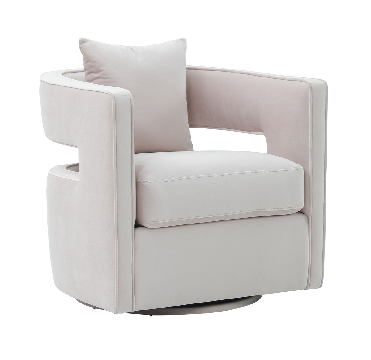 Kennedy Velvet Swivel Chair