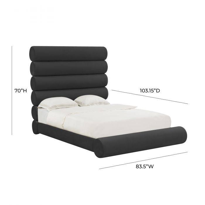 Durwin Velvet Bed King
