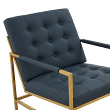 Load image into Gallery viewer, Van Charcoal Vegan Leather Accent Chair