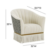 Load image into Gallery viewer, Enid Velvet Swivel Chair