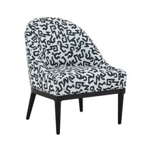 Load image into Gallery viewer, Crystal Velvet Patterned Accent Chair