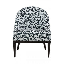 Load image into Gallery viewer, Crystal Velvet Patterned Accent Chair