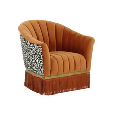 Load image into Gallery viewer, Enid Velvet Swivel Chair