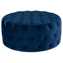Load image into Gallery viewer, Round Tufty Ottoman