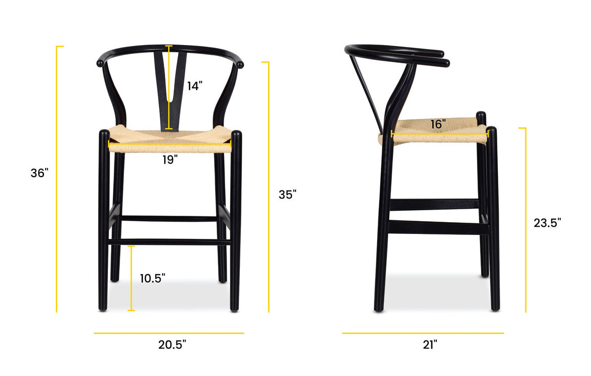 Wishbone Counter Stool