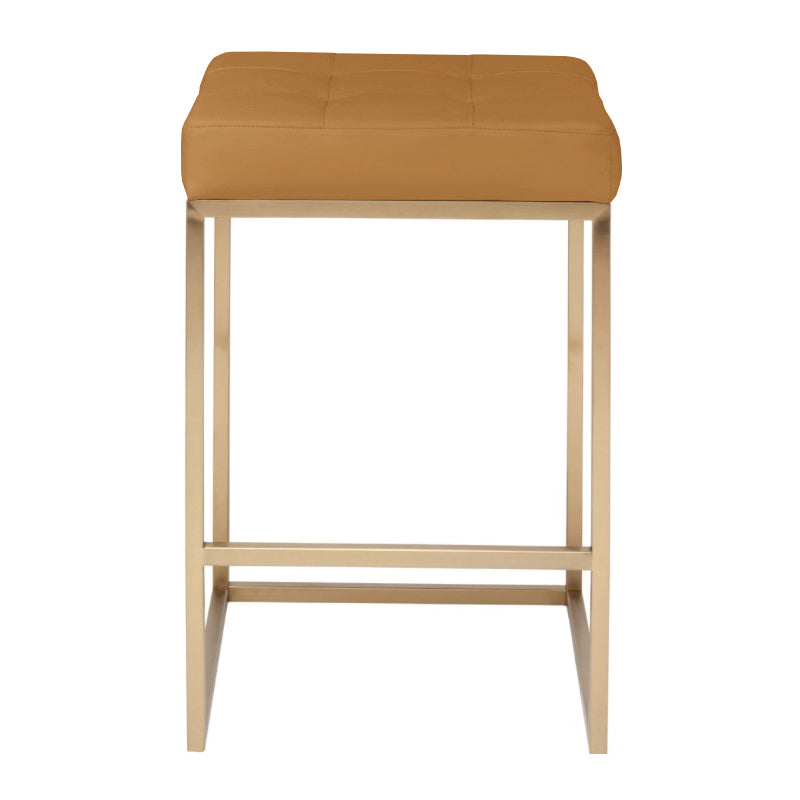 Chi Counter Stool In Gold Finish