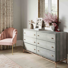 Load image into Gallery viewer, Pesce Shagreen 6 Drawer Dresser