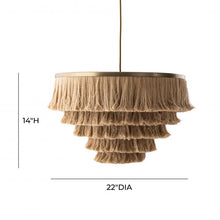 Load image into Gallery viewer, Sarai Natural Fringe Pendant
