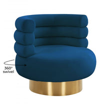 Load image into Gallery viewer, Naomi Velvet Swivel Chair