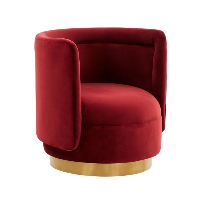 Remy Velvet Swivel Chair