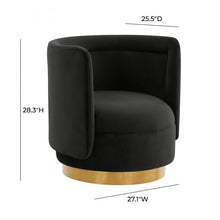 Load image into Gallery viewer, Remy Velvet Swivel Chair